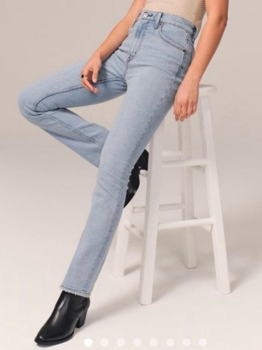 Abercrombie 90s Slim Straight Jeans